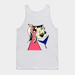 Original Painting - Loving Couple Tank Top